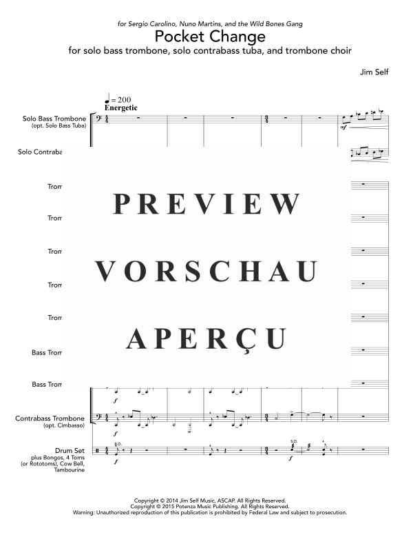 Produktgalerie: Seite 5 von 11 Pocket Change, , (Brass Ensemble Bass Posaune,Tuba + Posaunenchor)