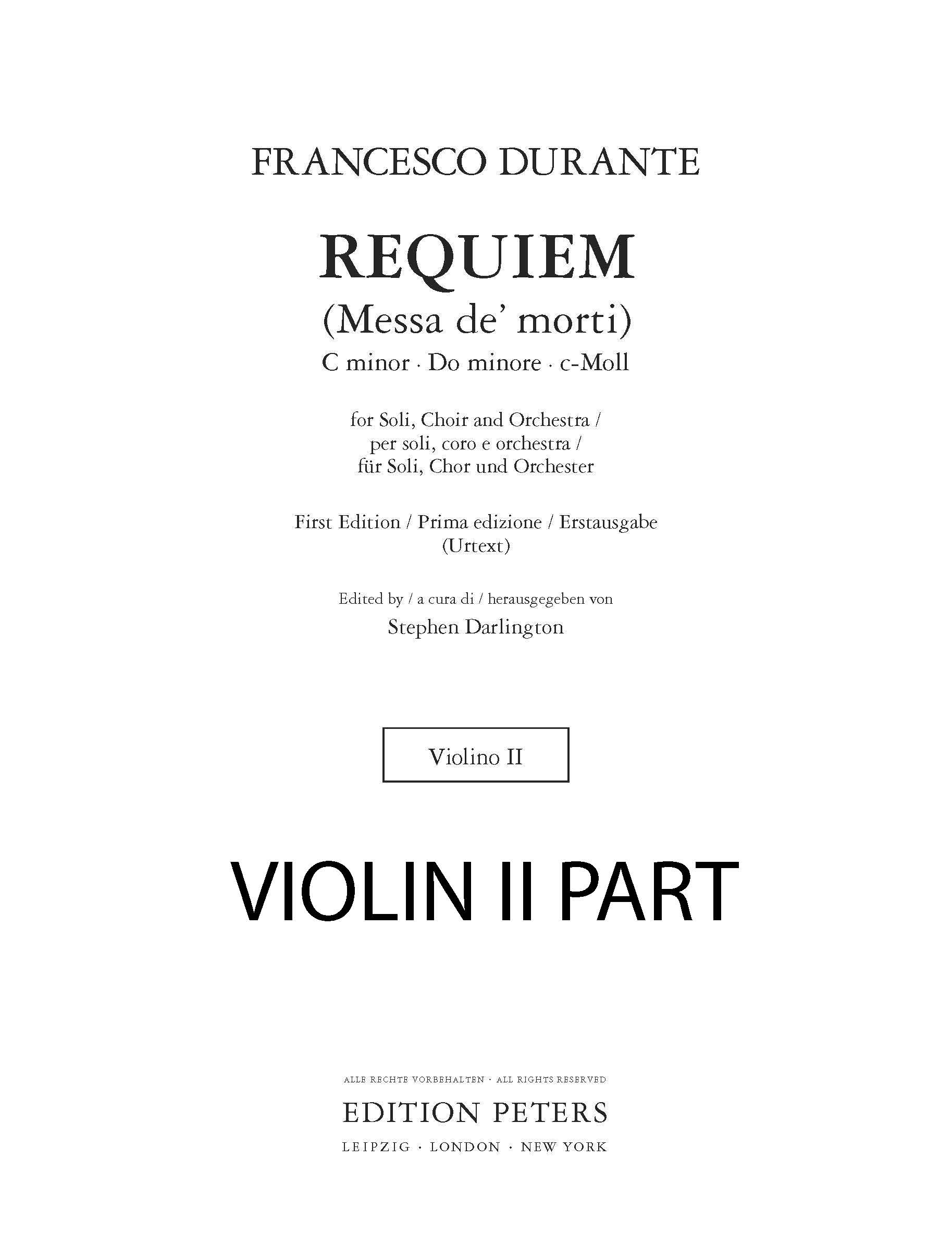 Produktbild zu: Requiem (Messa de' morti)