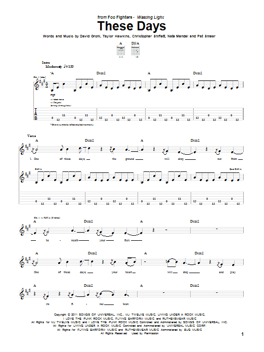 Product gallery: Page 1 of 1 These Days, Foo Fighters
