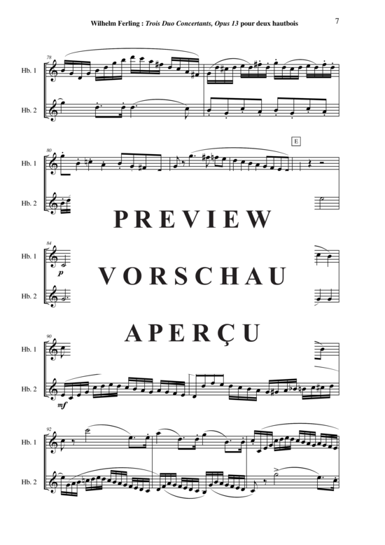 Product gallery: Page 8 of 21 Three Duos Concertants, Opus 13 , , (Oboe duet)