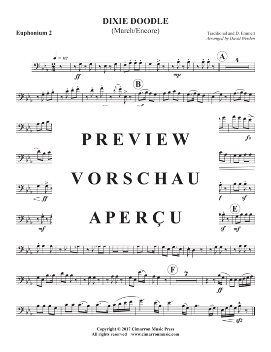 Product gallery: Page 8 of 11 Dixie Doodle , , (Tuba Quartett EETT)