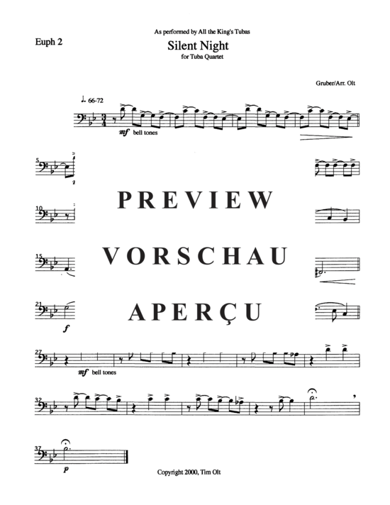 Product gallery: Page 7 of 9 Silent Night , , (Tuba Quartett EETT)