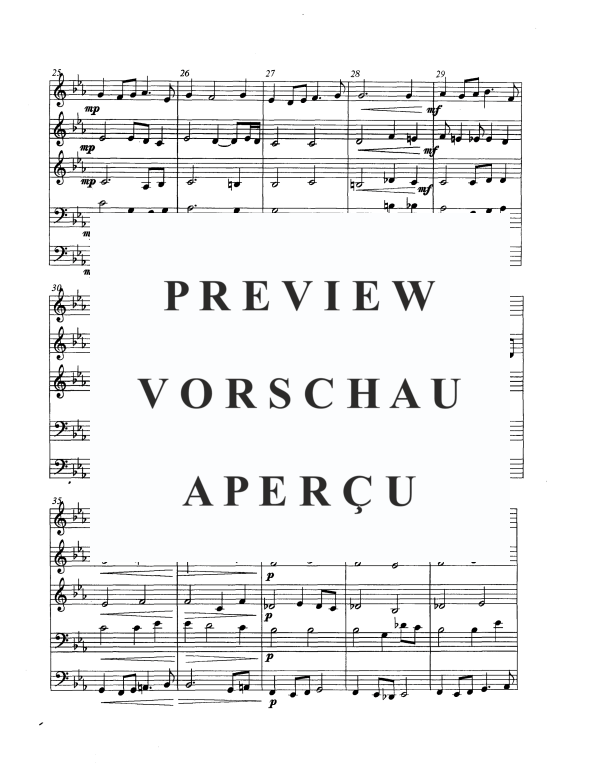 Produktgalerie: Seite 6 von 11 Ballade in C-Moll, , Blechbläser Quintett