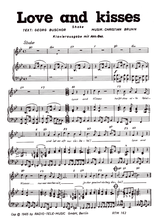 Produktgalerie: Seite 1 von 4 Love And Kisses, 	Manuela, Klavier und Gesang