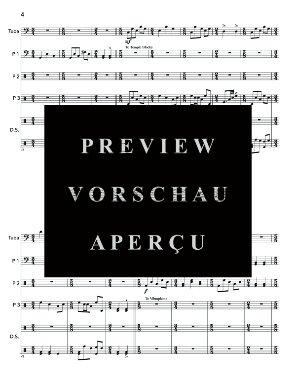 Produktgalerie: Seite 8 von 11 Concerto, , (Tuba Solo + Percussion)