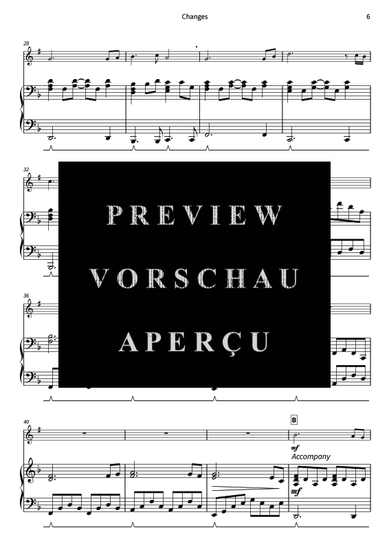 gallery: Changes - Gentle Melodies for Weddings, Church, and Other Occasions, , Trompete in B und Klavier