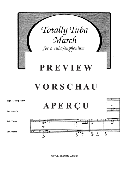 Product gallery: Page 3 of 21 Totally Tuba March , , (Tuba Quintet EEETT)