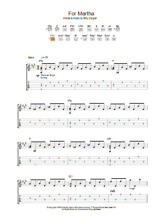 Product gallery: Page 1 of 1 For Martha, The Smashing Pumpkins
