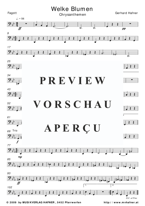 Product gallery: Page 9 of 11 Welke Blumen - Konzertwalzer, , (large wind orchestra)