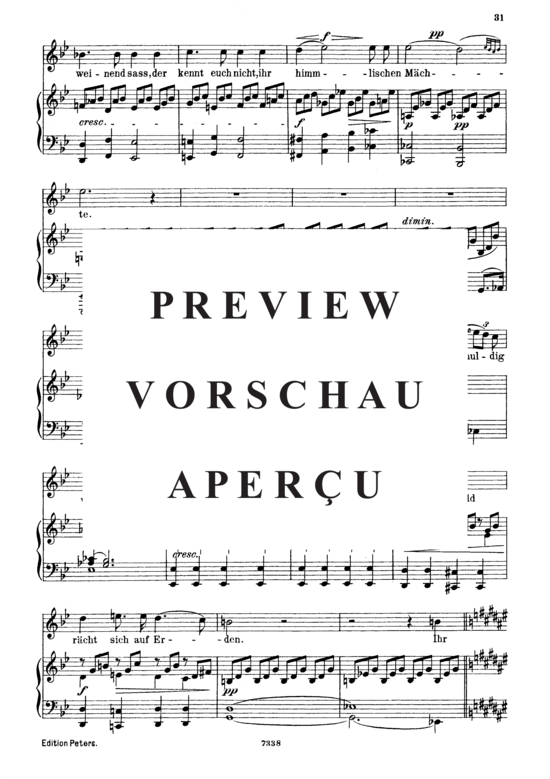 Product gallery: Page 3 of 4 Gesänge des Harfners D.478-2, , Medium Voice and Piano