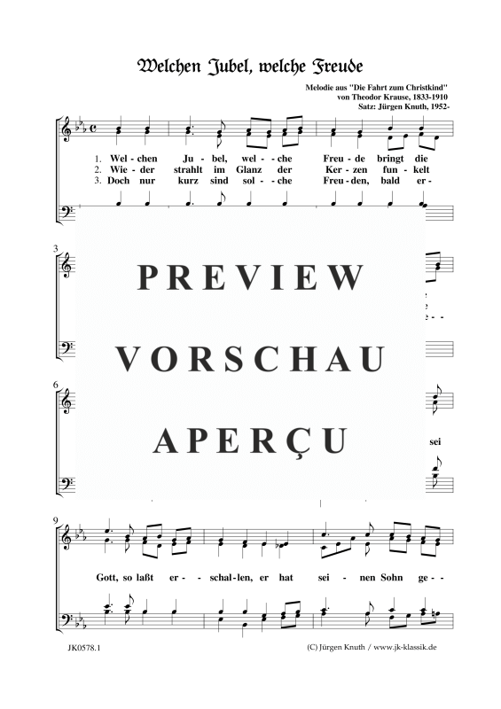 gallery: Welchen Jubel, welche Freude, , Gemischter Chor