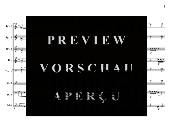 Produktgalerie: Seite 9 von 11 Humboldt Currents, Op. 174, , (Blechbläser Oktett)