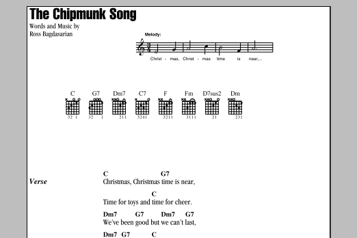 Product picture to: The Chipmunk Song