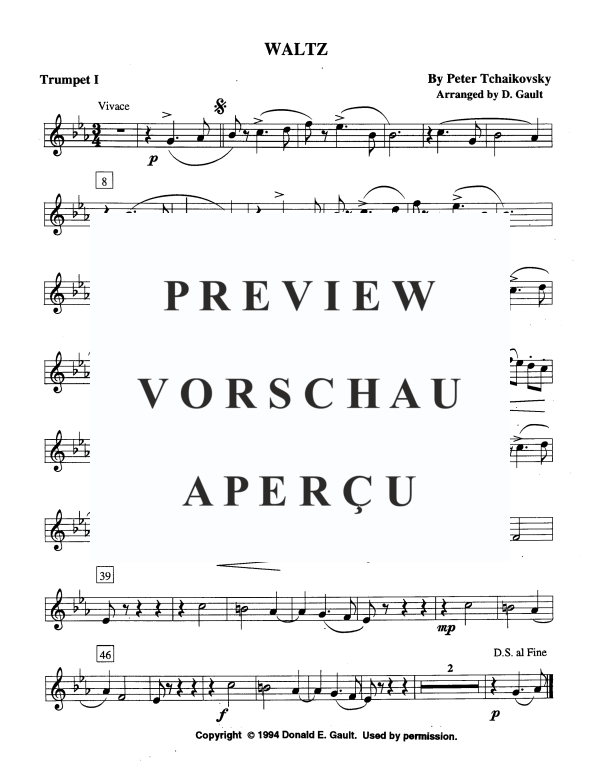 Produktgalerie: Seite 8 von 11 Waltz, , Blechbläser Quartett 2 Trompeten und 2 Posaunen