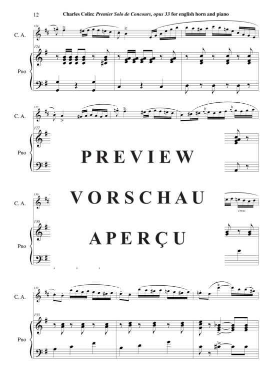 gallery: Solo de Concours no. 1 , , (Englischhorn + Klavier)