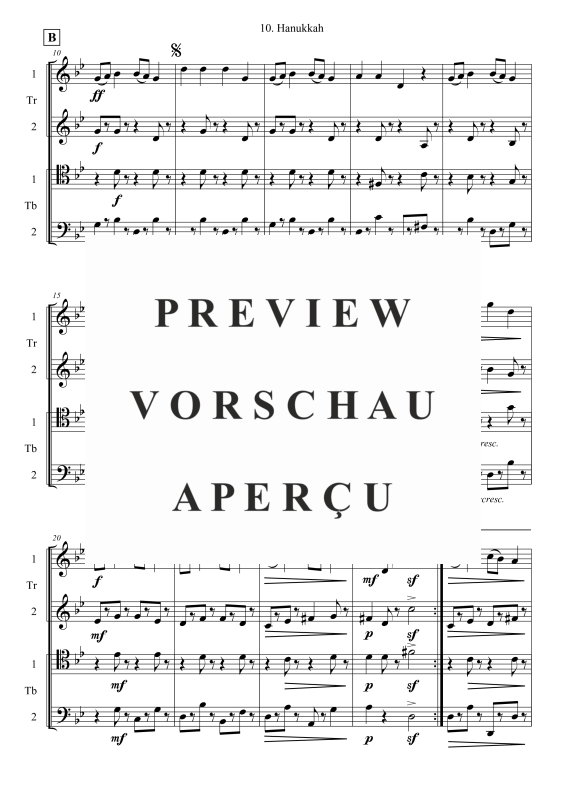 gallery: Hanukkah, , Posaunenchor - Flexible Besetzung