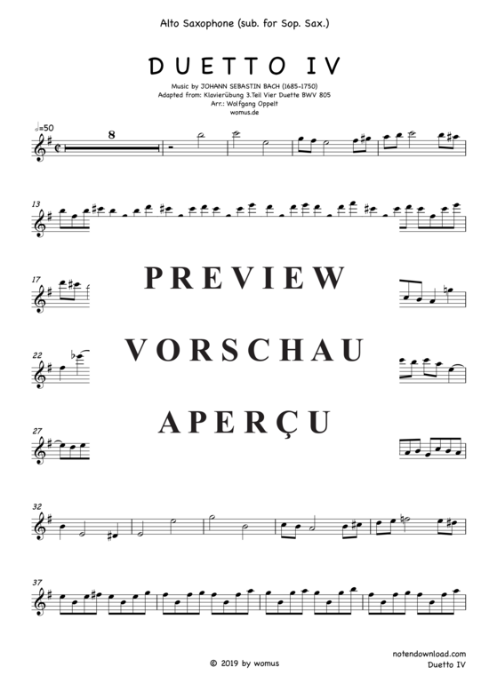 Product gallery: Page 12 of 14 Duetto IV , , (Saxophone duet S/A Bb)