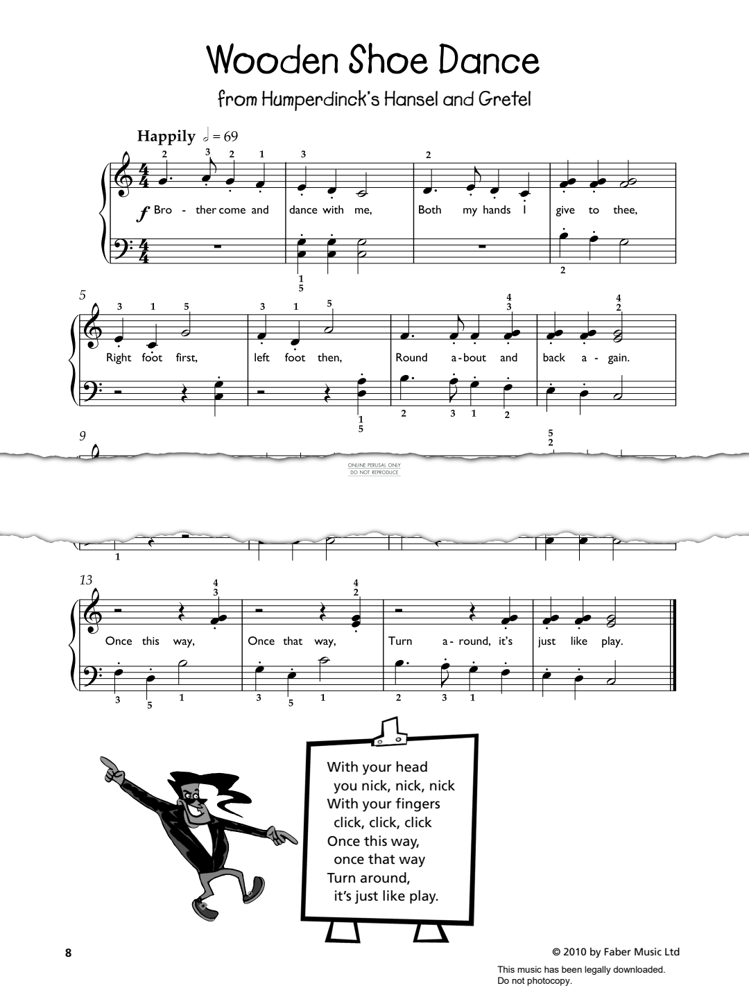 Produktgalerie: Seite 1 von 1 Wooden Shoe Dance (from 'Hansel and Gretel'), Engelbert Humperdinck, Klavier