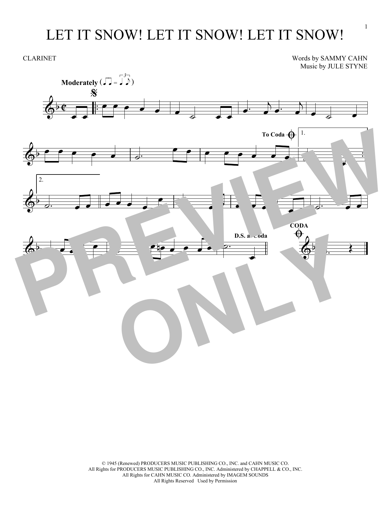 Product gallery: Page 1 of 1 Let It Snow! Let It Snow! Let It Snow!, Sammy Cahn & Julie Styne