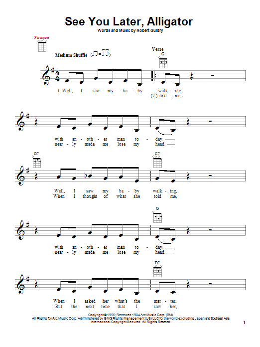 Product gallery: Page 1 of 1 See You Later, Alligator, Bill Haley & His Comets