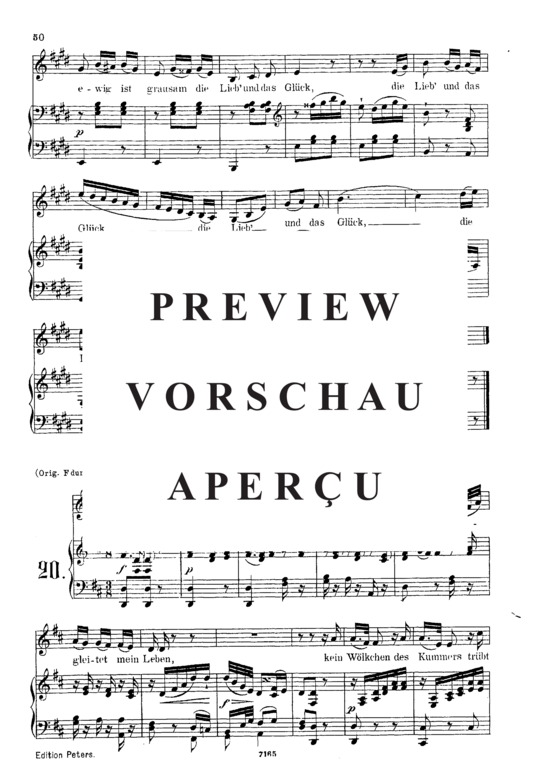 gallery: Schon klopfet mein liebender Busen K.579 , , (Gesang tief + Klavier)