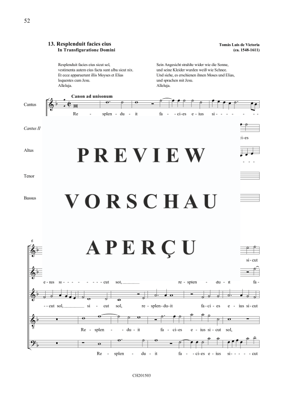 Produktgalerie: Seite 2 von 4 Resplenduit facies eius, , Gemischter Chor 5-stimmig