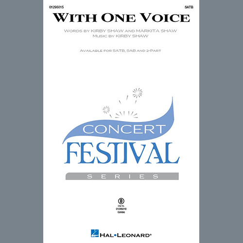 cover: With One Voice, Kirby Shaw, Chor