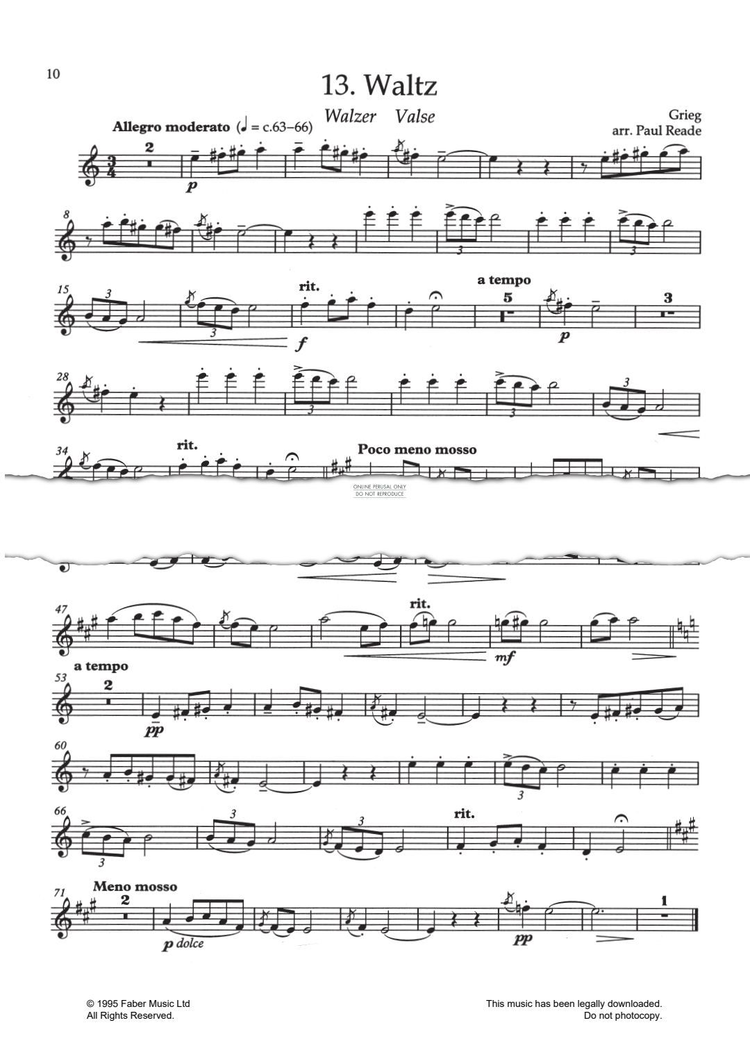Product gallery: Page 1 of 1 Waltz, Edvard Grieg
