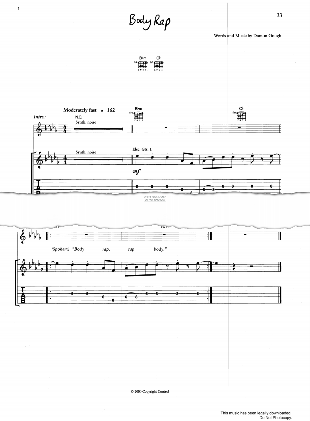 Product gallery: Page 1 of 1 Body Rap, Badly Drawn Boy