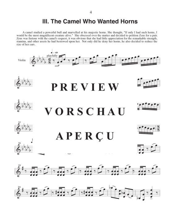Product gallery: Page 21 of 21 Fables from Aesop , , (violin and horn)