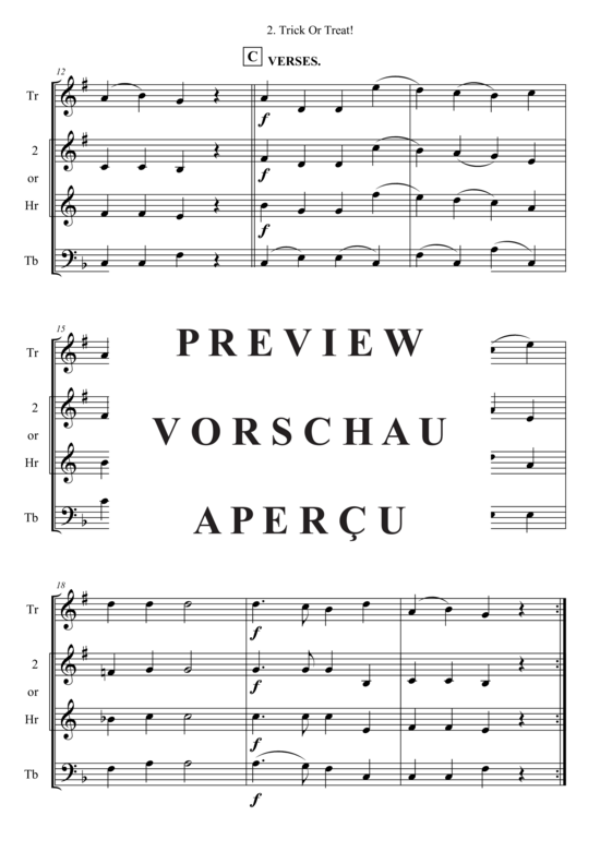 gallery: Trick Or Treat! , , (Blechbläser Trio T T/H P)