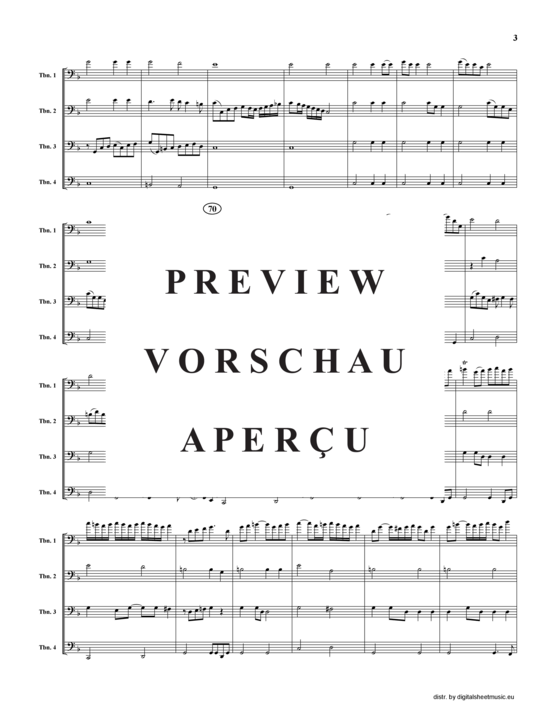 Product gallery: Page 4 of 13 Earl of Oxfords Marsch , , (Trombone Quartet)