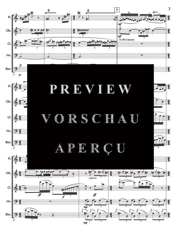 Produktgalerie: Seite 7 von 11 Rite of Spring for, The , , (Holzbläser Quintett)