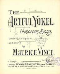 cover: The Artful Yokel, Maurice Vince