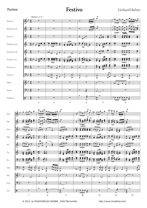 Product gallery: Page 1 of 11 Festivo, , (large wind orchestra)