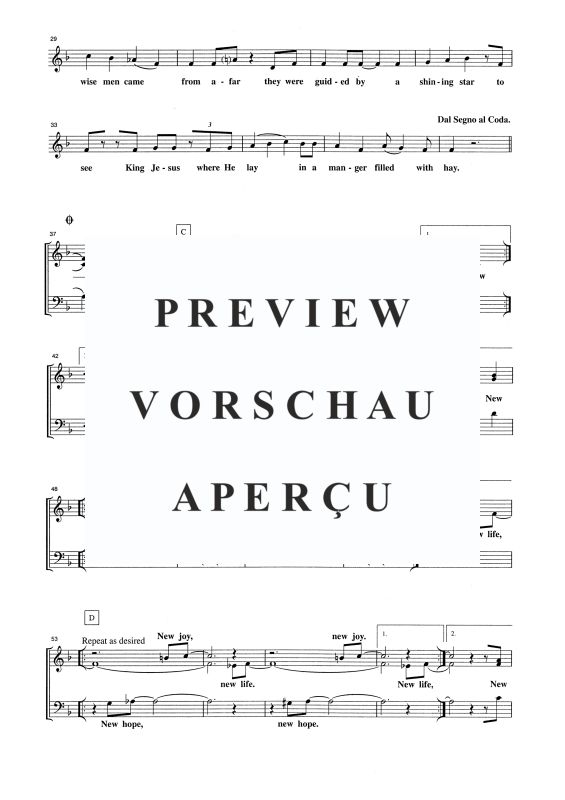 gallery: Jesus, O What a Wonderful Child, , Gemischter Chor SAB, Solo und Klavier