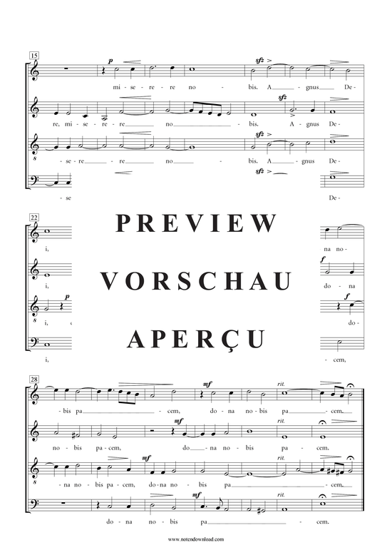 Produktgalerie: Seite 19 von 19 Messe , , (Gemischter Chor SATB)