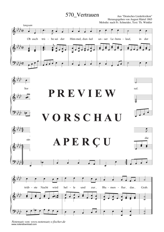 Product gallery: Page 2 of 3 Vertrauen , , Piano and Voice