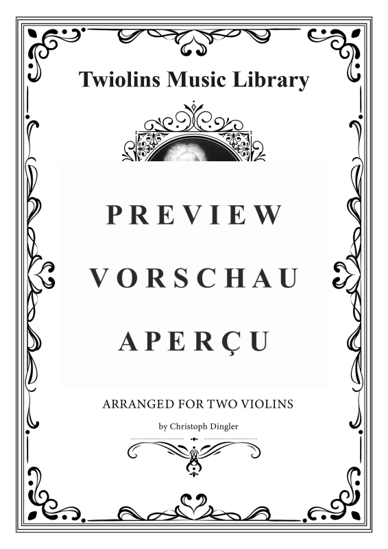 gallery: The Four Seasons - arranged for two violins, The Twiolins, (Geige)