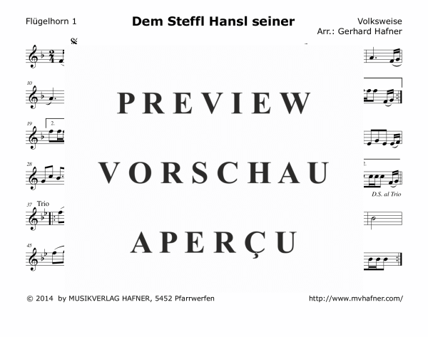 Product gallery: Page 8 of 11 Dem Steffl Hansl seiner, , (woodwind and brass)