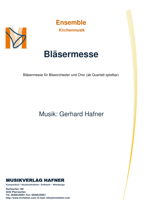 Produktbild zu: BläsermesseGerhard Hafner