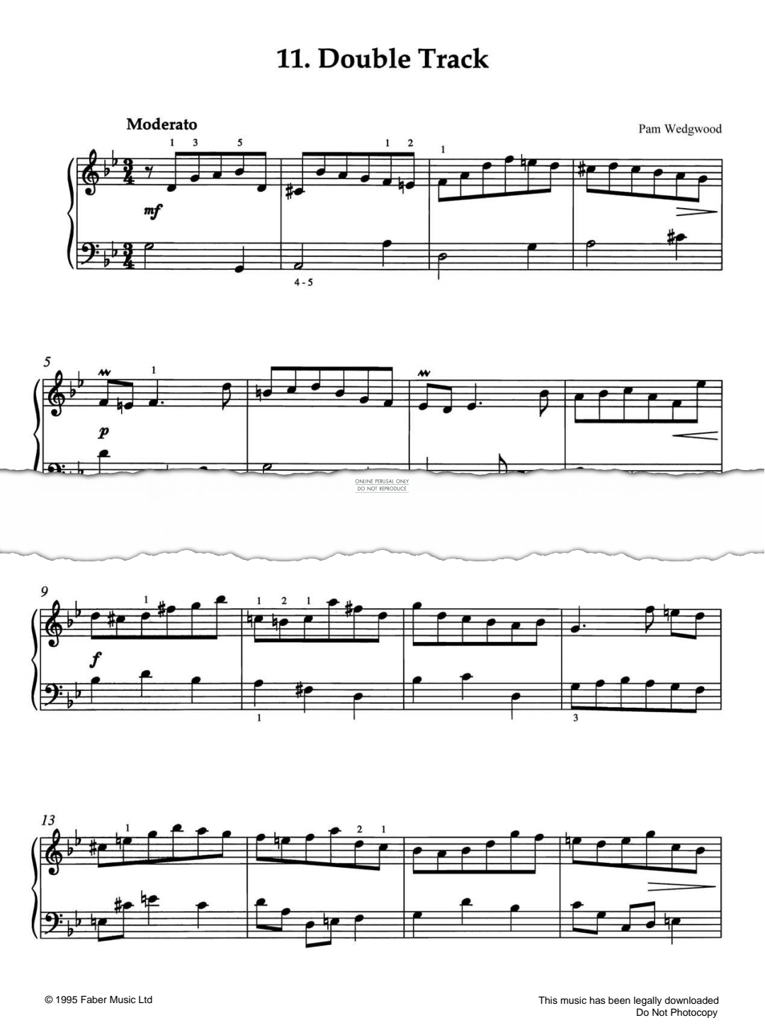 Produktgalerie: Seite 1 von 1 Double Track, Pam Wedgwood, Klavier