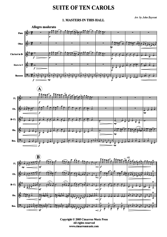 Weihnachts-Suite - 10 Stücke 