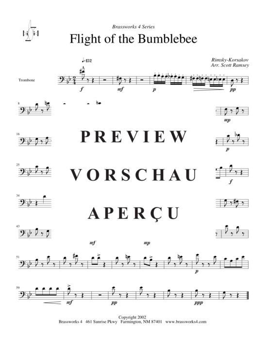 Produktgalerie: Seite 8 von 8 Hummelflug, , (2xTrompete in B, Horn in F, Posaune)