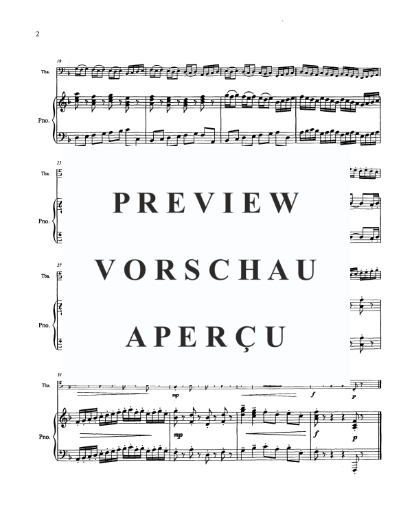 Produktgalerie: Seite 5 von 11 San Jose Suite, Tony Clements, Tuba und Klavier