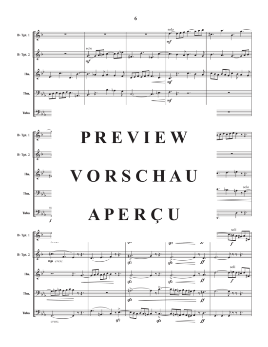 Produktgalerie: Seite 8 von 21 Fantasia in E-Flat , , (Blechbläser Quintett)
