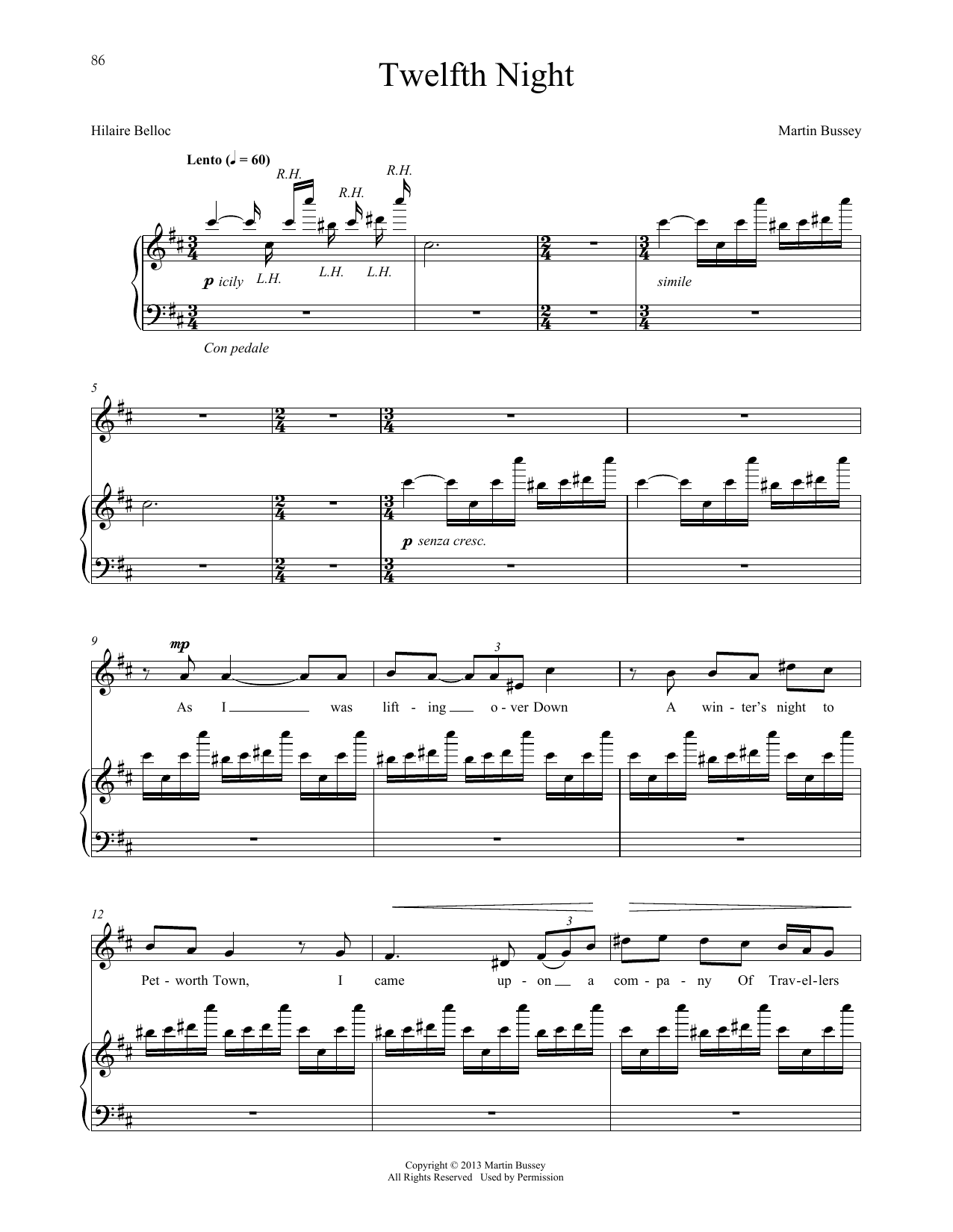 Produktgalerie: Seite 1 von 1 Twelfth Night, Martin Bussey, Gesang, Klavier