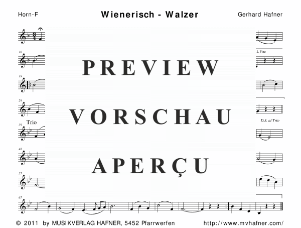 Product gallery: Page 11 of 11 Wienerisch - Walzer, , (woodwind and brass)
