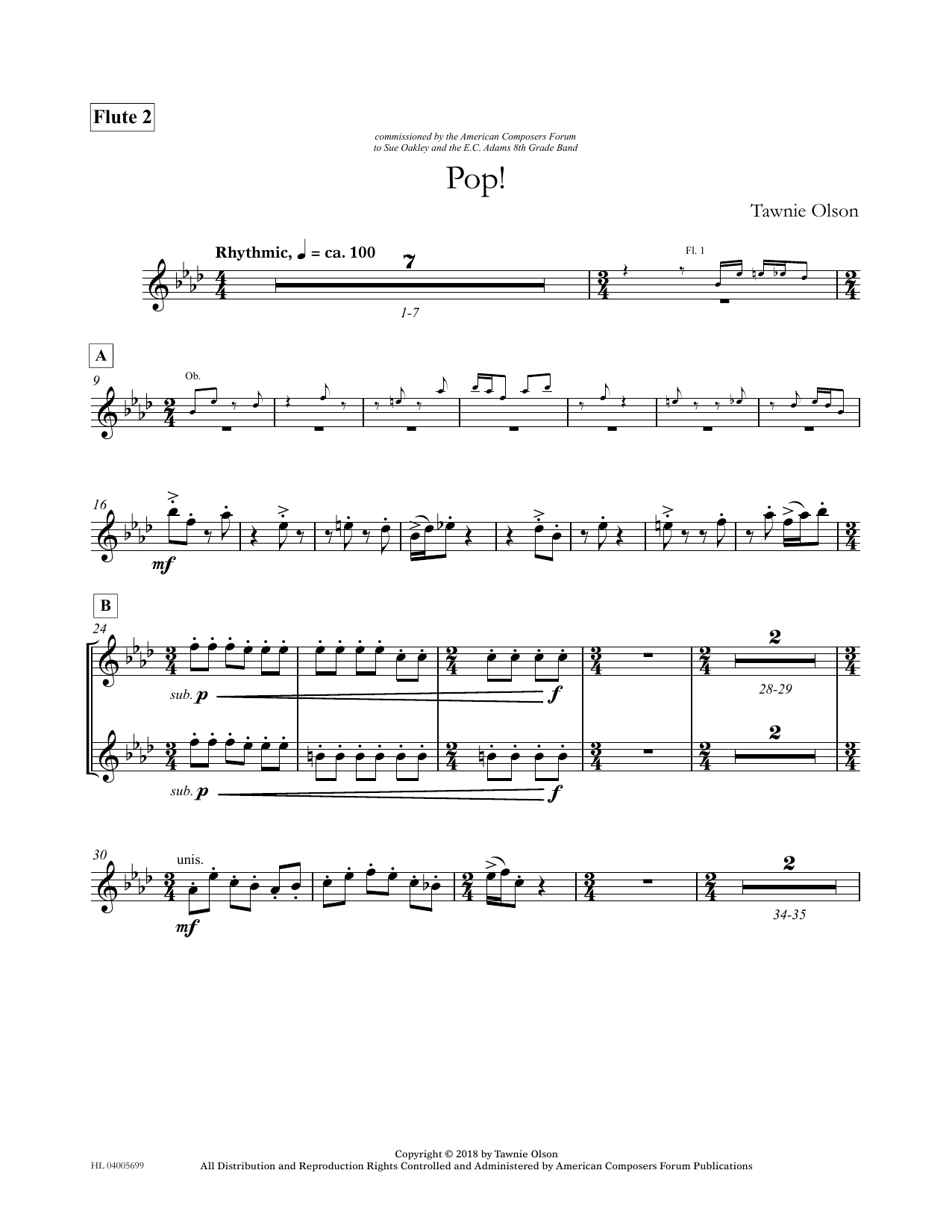 Product picture to: Pop! - Flute 2 (Divisi)