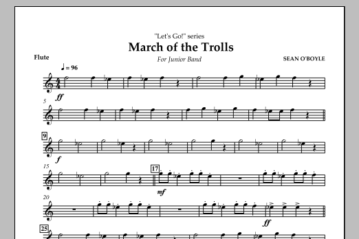 Produktbild zu:  March of the Trolls - Flute - 